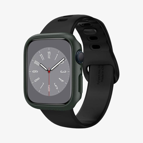 ACS05458 - Apple Watch Ultra (Apple Watch (49mm)) Case Thin Fit in black showing the front